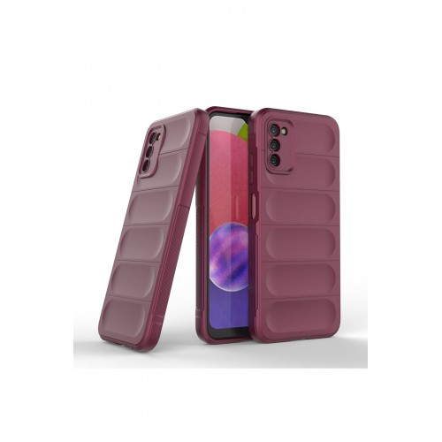 Newface Samsung Galaxy A03S Kılıf Optimum Silikon - Bordo Newface Samsung Galaxy A03S Kılıf Optimum Silikon - Bordo