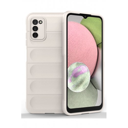 Newface Samsung Galaxy A03S Kılıf Optimum Silikon - Krem Newface Samsung Galaxy A03S Kılıf Optimum Silikon - Krem
