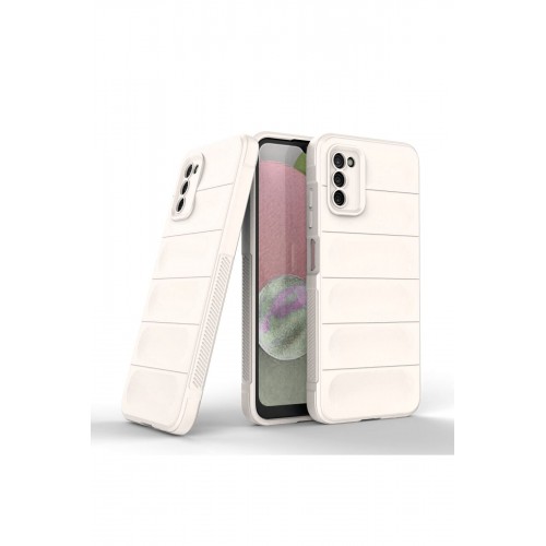 Newface Samsung Galaxy A03S Kılıf Optimum Silikon - Krem Newface Samsung Galaxy A03S Kılıf Optimum Silikon - Krem