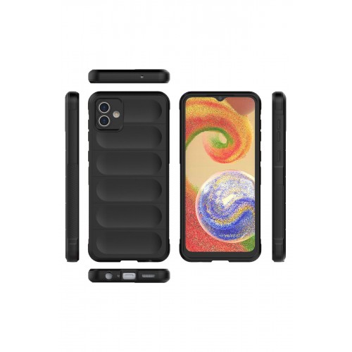 Newface Samsung Galaxy A04 Kılıf Optimum Silikon - Siyah Newface Samsung Galaxy A04 Kılıf Optimum Silikon - Siyah