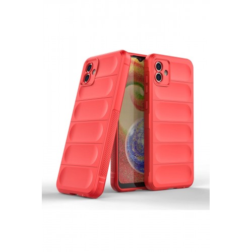 Newface Samsung Galaxy A04 Kılıf Optimum Silikon - Kırmızı Newface Samsung Galaxy A04 Kılıf Optimum Silikon - Kırmızı