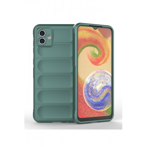 Newface Samsung Galaxy A04 Kılıf Optimum Silikon - Koyu Yeşil Newface Samsung Galaxy A04 Kılıf Optimum Silikon - Koyu Yeşil