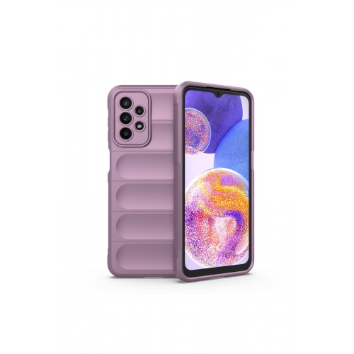 Newface Samsung Galaxy A23 4G Kılıf Optimum Silikon - Mor Newface Samsung Galaxy A23 4G Kılıf Optimum Silikon - Mor