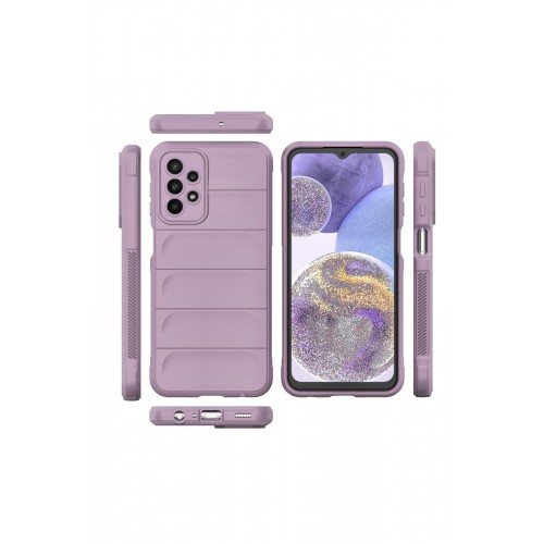 Newface Samsung Galaxy A23 4G Kılıf Optimum Silikon - Mor Newface Samsung Galaxy A23 4G Kılıf Optimum Silikon - Mor