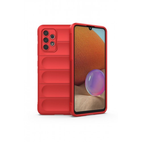Newface Samsung Galaxy A32 Kılıf Optimum Silikon - Kırmızı Newface Samsung Galaxy A32 Kılıf Optimum Silikon - Kırmızı