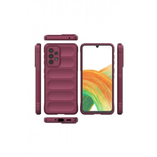Newface Samsung Galaxy A33 5G Kılıf Optimum Silikon - Bordo Newface Samsung Galaxy A33 5G Kılıf Optimum Silikon - Bordo