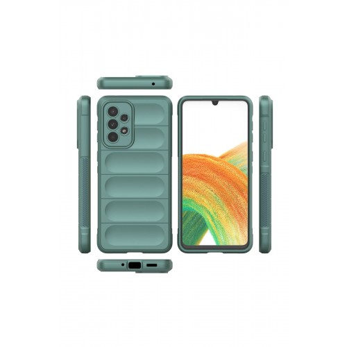 Newface Samsung Galaxy A33 5G Kılıf Optimum Silikon - Koyu Yeşil Newface Samsung Galaxy A33 5G Kılıf Optimum Silikon - Koyu Yeşil
