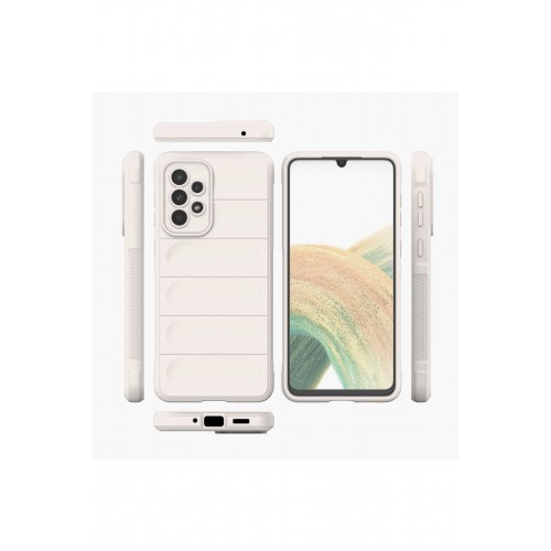 Newface Samsung Galaxy A33 5G Kılıf Optimum Silikon - Krem Newface Samsung Galaxy A33 5G Kılıf Optimum Silikon - Krem