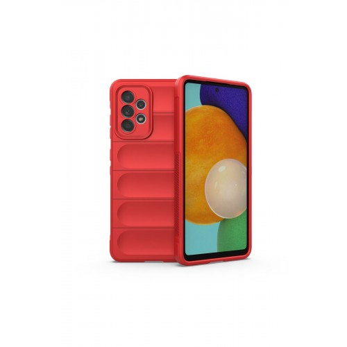 Newface Samsung Galaxy A52 Kılıf Optimum Silikon - Kırmızı Newface Samsung Galaxy A52 Kılıf Optimum Silikon - Kırmızı