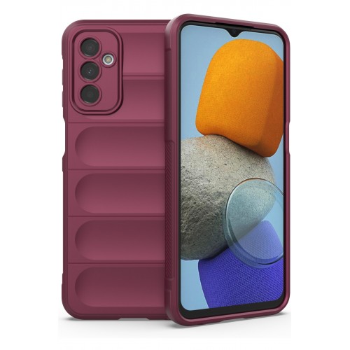 Newface Samsung Galaxy M23 Kılıf Optimum Silikon - Bordo Newface Samsung Galaxy M23 Kılıf Optimum Silikon - Bordo