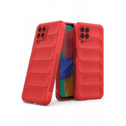 Newface Samsung Galaxy M33 Kılıf Optimum Silikon - Kırmızı Newface Samsung Galaxy M33 Kılıf Optimum Silikon - Kırmızı