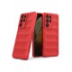 Newface Samsung Galaxy S21 Ultra Kılıf Optimum Silikon - Kırmızı