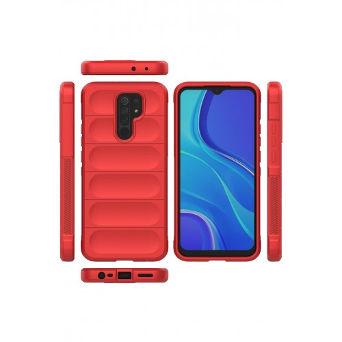 Newface Xiaomi Redmi 9 Kılıf Optimum Silikon - Kırmızı Newface Xiaomi Redmi 9 Kılıf Optimum Silikon - Kırmızı