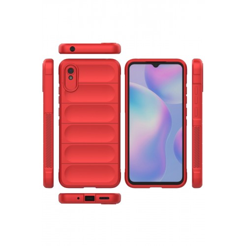 Newface Xiaomi Redmi 9A Kılıf Optimum Silikon - Kırmızı Newface Xiaomi Redmi 9A Kılıf Optimum Silikon - Kırmızı