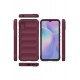 Newface Xiaomi Redmi 9A Kılıf Optimum Silikon - Bordo