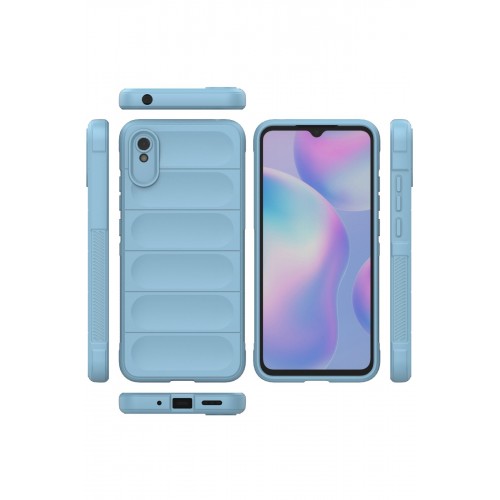 Newface Xiaomi Redmi 9A Kılıf Optimum Silikon - Sky Blue Newface Xiaomi Redmi 9A Kılıf Optimum Silikon - Sky Blue