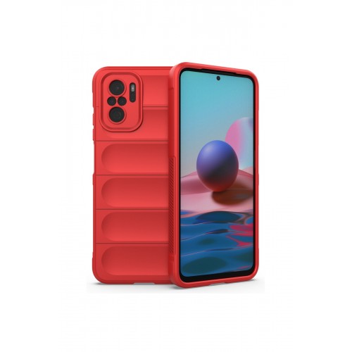 Newface Xiaomi Redmi Note 10S Kılıf Optimum Silikon - Kırmızı Newface Xiaomi Redmi Note 10S Kılıf Optimum Silikon - Kırmızı
