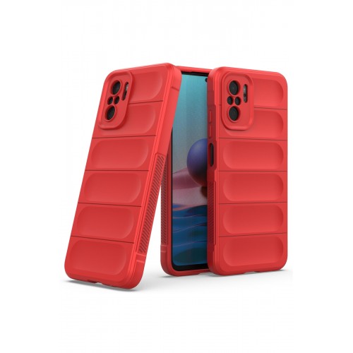 Newface Xiaomi Redmi Note 10S Kılıf Optimum Silikon - Kırmızı Newface Xiaomi Redmi Note 10S Kılıf Optimum Silikon - Kırmızı