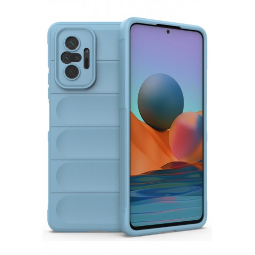 Newface Xiaomi Redmi Note 10 Pro Kılıf Optimum Silikon - Sky Blue Newface Xiaomi Redmi Note 10 Pro Kılıf Optimum Silikon - Sky Blue