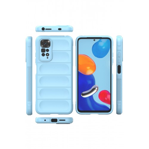 Newface Xiaomi Redmi Note 11S Kılıf Optimum Silikon - Sky Blue Newface Xiaomi Redmi Note 11S Kılıf Optimum Silikon - Sky Blue