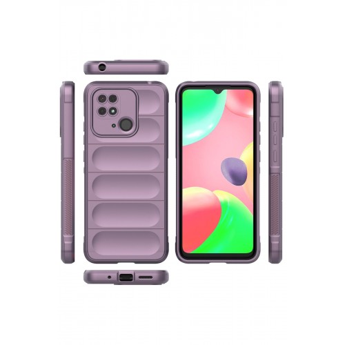 Newface Xiaomi Poco C40 Kılıf Optimum Silikon - Mor Newface Xiaomi Poco C40 Kılıf Optimum Silikon - Mor
