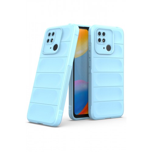 Newface Xiaomi Poco C40 Kılıf Optimum Silikon - Sky Blue Newface Xiaomi Poco C40 Kılıf Optimum Silikon - Sky Blue