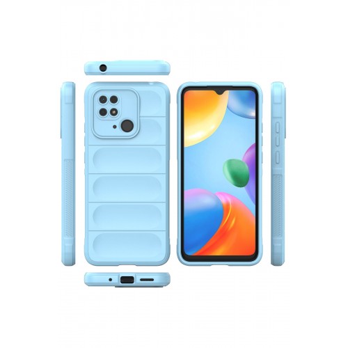 Newface Xiaomi Poco C40 Kılıf Optimum Silikon - Sky Blue Newface Xiaomi Poco C40 Kılıf Optimum Silikon - Sky Blue