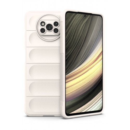 Newface Xiaomi Pocophone X3 Kılıf Optimum Silikon - Krem