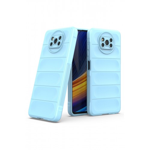 Newface Xiaomi Pocophone X3 Pro Kılıf Optimum Silikon - Sky Blue Newface Xiaomi Pocophone X3 Pro Kılıf Optimum Silikon - Sky Blue