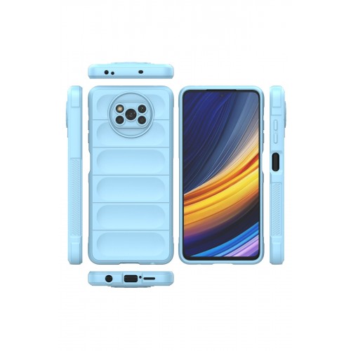 Newface Xiaomi Pocophone X3 Pro Kılıf Optimum Silikon - Sky Blue Newface Xiaomi Pocophone X3 Pro Kılıf Optimum Silikon - Sky Blue