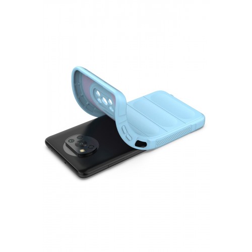 Newface Xiaomi Pocophone X3 Pro Kılıf Optimum Silikon - Sky Blue Newface Xiaomi Pocophone X3 Pro Kılıf Optimum Silikon - Sky Blue