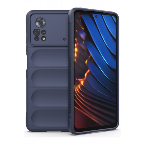 Newface Xiaomi Poco X4 Pro 5G Kılıf Optimum Silikon - Lacivert