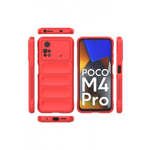 Newface Xiaomi Poco M4 Pro 4G Kılıf Optimum Silikon - Kırmızı Newface Xiaomi Poco M4 Pro 4G Kılıf Optimum Silikon - Kırmızı