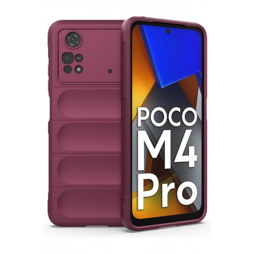 Newface Xiaomi Poco M4 Pro 4G Kılıf Optimum Silikon - Bordo Newface Xiaomi Poco M4 Pro 4G Kılıf Optimum Silikon - Bordo