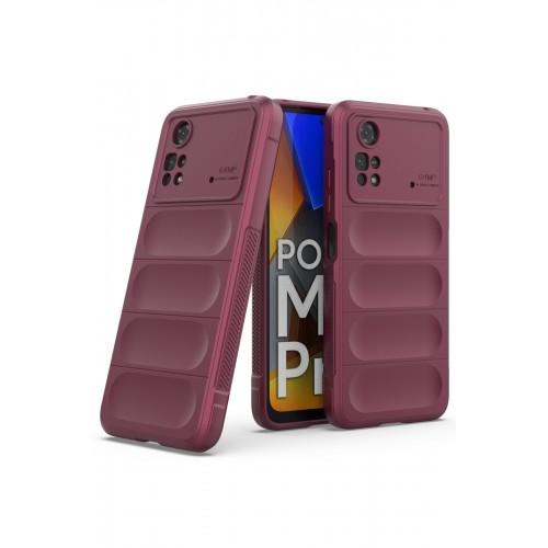 Newface Xiaomi Poco M4 Pro 4G Kılıf Optimum Silikon - Bordo Newface Xiaomi Poco M4 Pro 4G Kılıf Optimum Silikon - Bordo