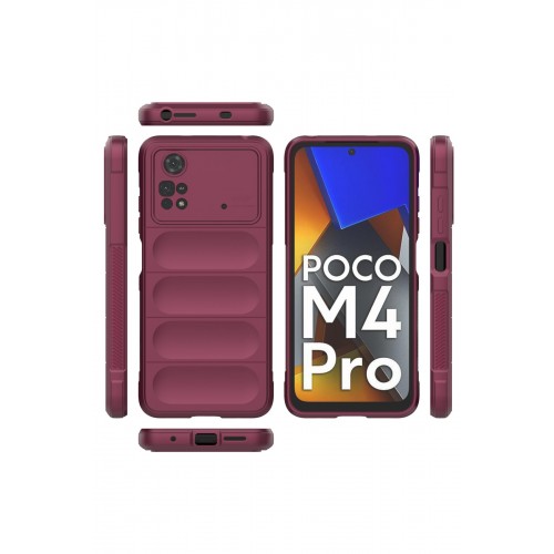 Newface Xiaomi Poco M4 Pro 4G Kılıf Optimum Silikon - Bordo Newface Xiaomi Poco M4 Pro 4G Kılıf Optimum Silikon - Bordo