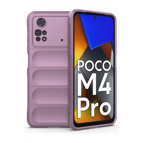 Newface Xiaomi Poco M4 Pro 4G Kılıf Optimum Silikon - Mor Newface Xiaomi Poco M4 Pro 4G Kılıf Optimum Silikon - Mor
