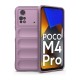 Newface Xiaomi Poco M4 Pro 4G Kılıf Optimum Silikon - Mor Newface Xiaomi Poco M4 Pro 4G Kılıf Optimum Silikon - Mor