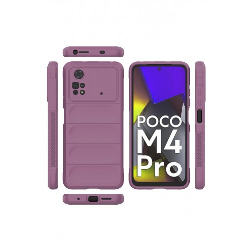 Newface Xiaomi Poco M4 Pro 4G Kılıf Optimum Silikon - Mor Newface Xiaomi Poco M4 Pro 4G Kılıf Optimum Silikon - Mor