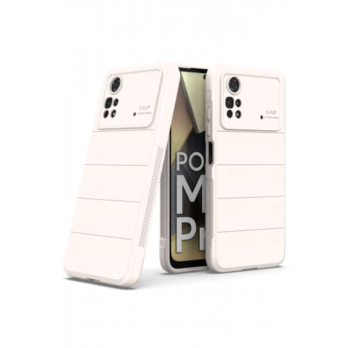 Newface Xiaomi Poco M4 Pro 4G Kılıf Optimum Silikon - Krem Newface Xiaomi Poco M4 Pro 4G Kılıf Optimum Silikon - Krem