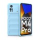 Newface Xiaomi Poco M4 Pro 4G Kılıf Optimum Silikon - Sky Blue