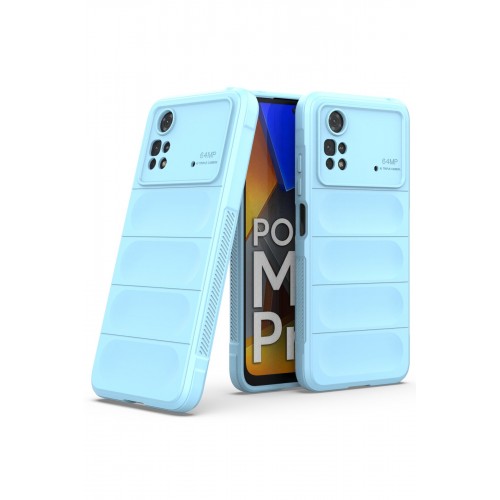 Newface Xiaomi Poco M4 Pro 4G Kılıf Optimum Silikon - Sky Blue Newface Xiaomi Poco M4 Pro 4G Kılıf Optimum Silikon - Sky Blue