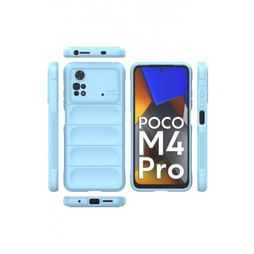 Newface Xiaomi Poco M4 Pro 4G Kılıf Optimum Silikon - Sky Blue Newface Xiaomi Poco M4 Pro 4G Kılıf Optimum Silikon - Sky Blue