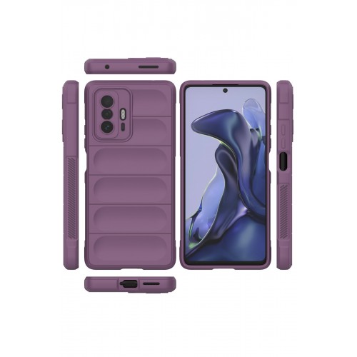 Newface Xiaomi Mi 11T Pro Kılıf Optimum Silikon - Mor Newface Xiaomi Mi 11T Pro Kılıf Optimum Silikon - Mor