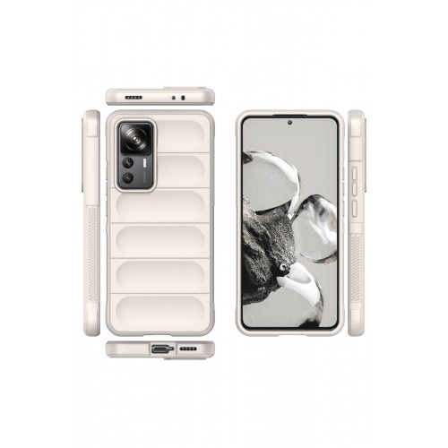Newface Xiaomi Mi 12T Pro Kılıf Optimum Silikon - Krem Newface Xiaomi Mi 12T Pro Kılıf Optimum Silikon - Krem