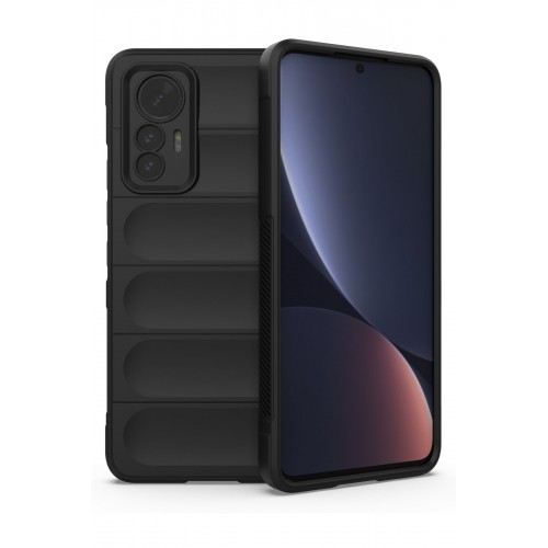 Newface Xiaomi Mi 12 Lite Kılıf Optimum Silikon - Siyah Newface Xiaomi Mi 12 Lite Kılıf Optimum Silikon - Siyah