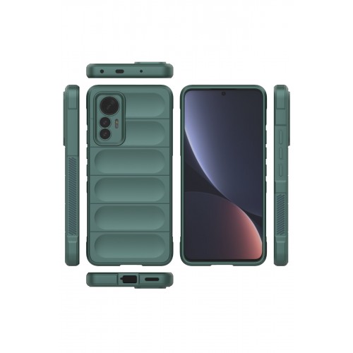 Newface Xiaomi Mi 12 Lite Kılıf Optimum Silikon - Koyu Yeşil Newface Xiaomi Mi 12 Lite Kılıf Optimum Silikon - Koyu Yeşil