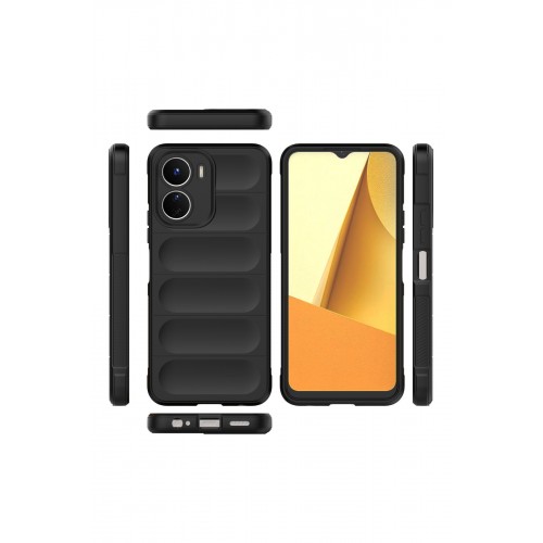 Newface Vivo Y16 Kılıf Optimum Silikon - Siyah Newface Vivo Y16 Kılıf Optimum Silikon - Siyah