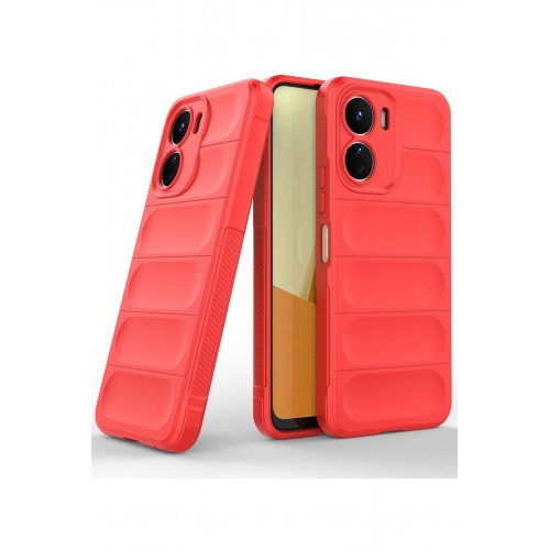 Newface Vivo Y16 Kılıf Optimum Silikon - Kırmızı Newface Vivo Y16 Kılıf Optimum Silikon - Kırmızı