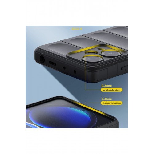 Newface Xiaomi Redmi Note 12 4G Kılıf Optimum Silikon - Siyah Newface Xiaomi Redmi Note 12 4G Kılıf Optimum Silikon - Siyah